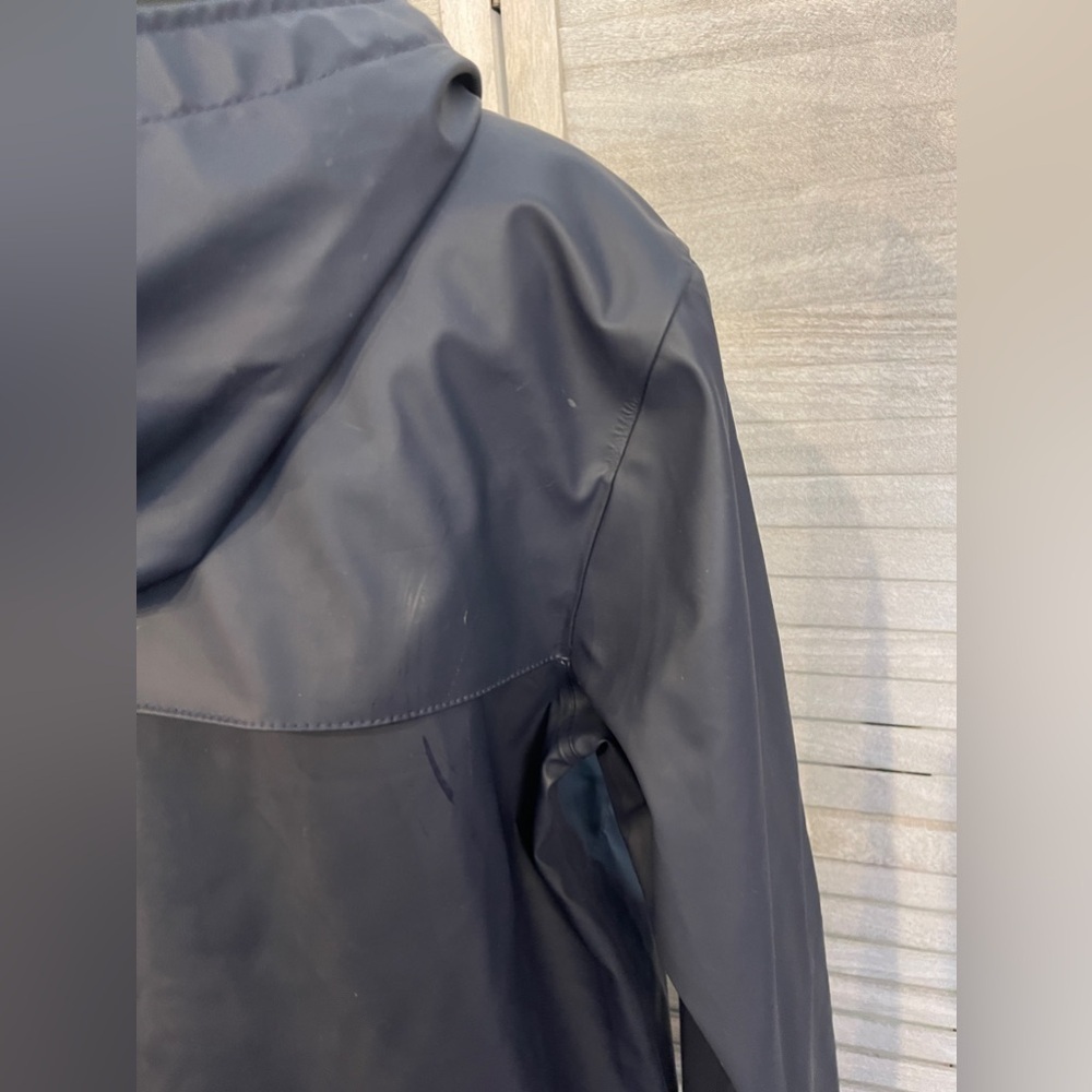 Herschel Navy Blue Women’s Rain Coat Size S - Picture 10 of 11